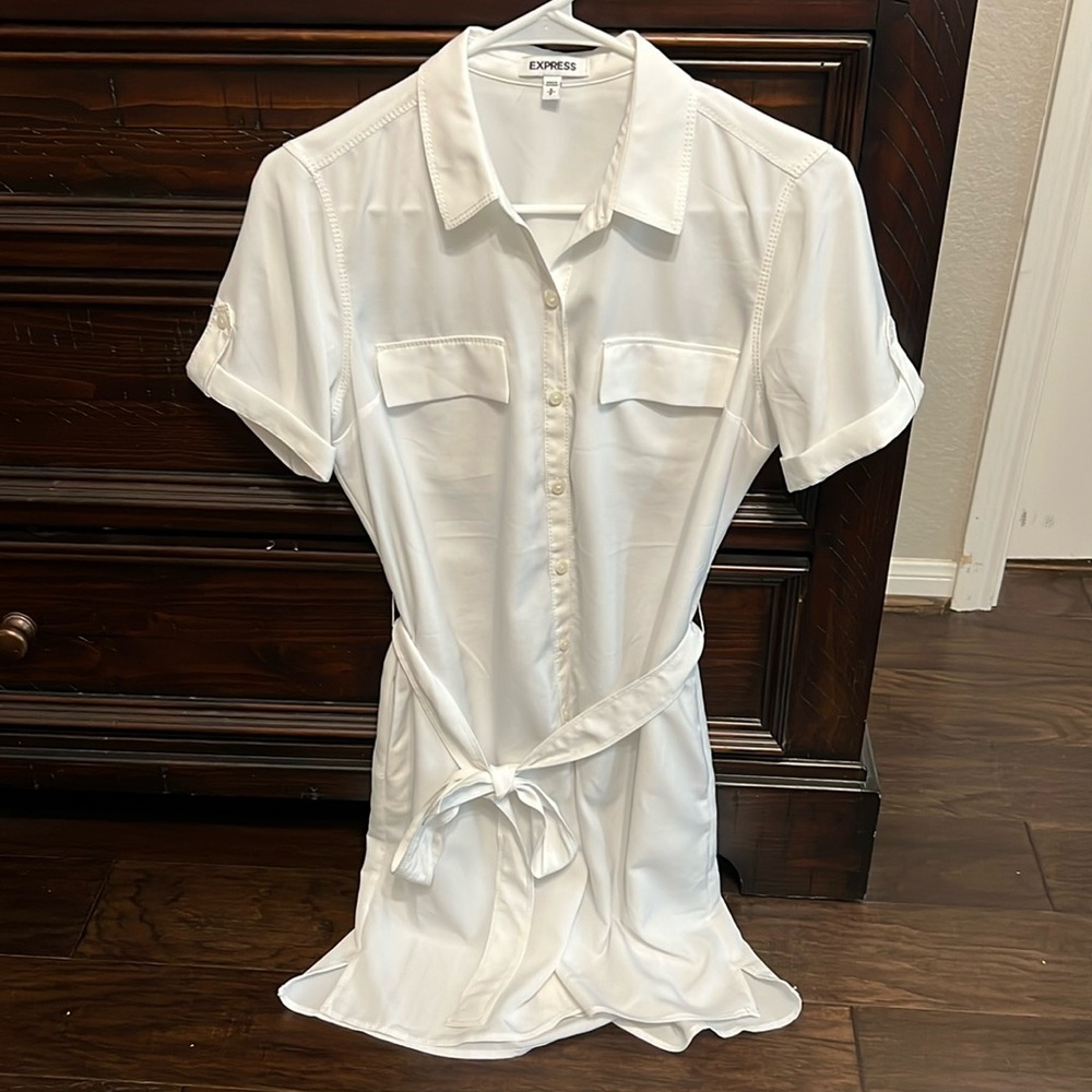 Express White Dress